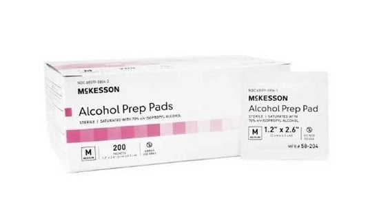 Medium Alcohol Prep Pads